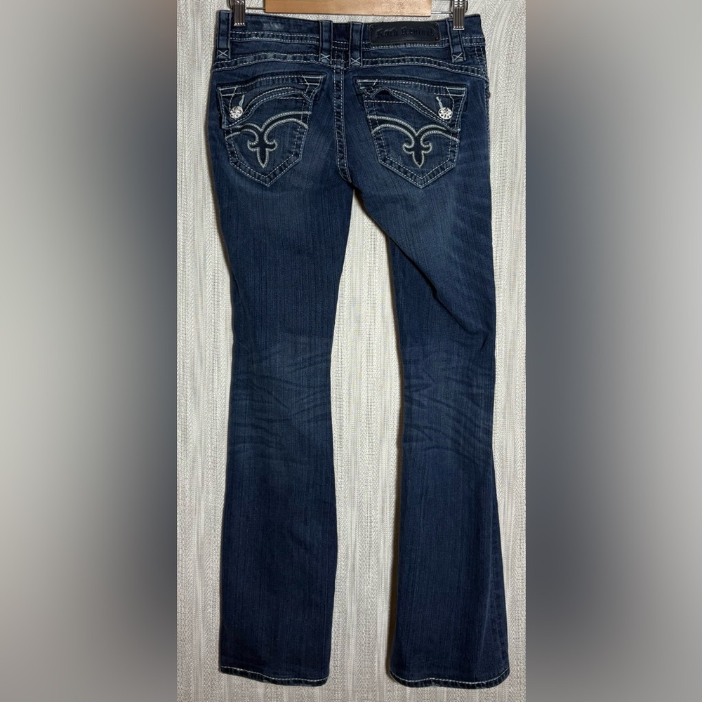 Rock Revival Deep Blue Flare Jeans - Picture 2 of 6